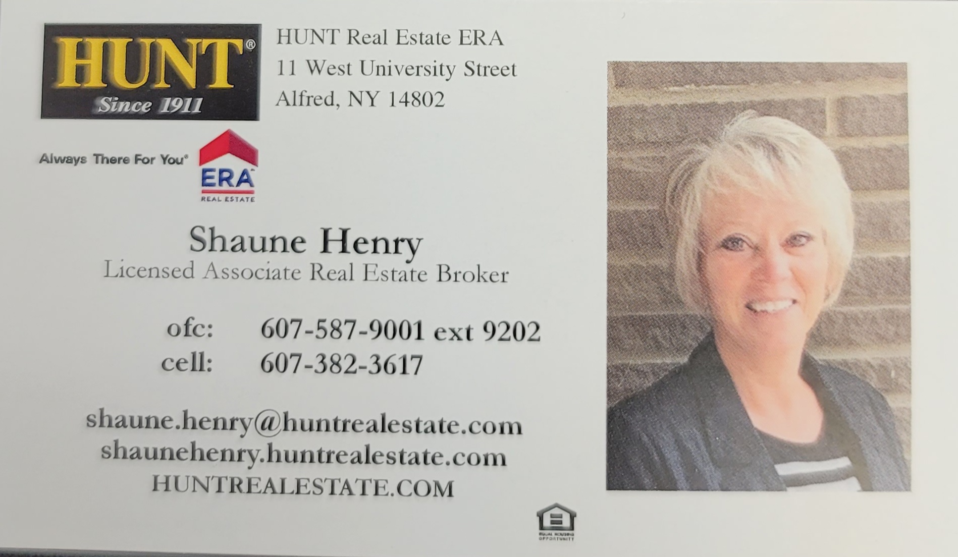 Hunt Real Estate ERA Hornell Partners for Growth